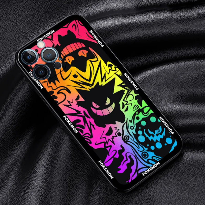 Capinha Iphone Gengar Pokemon - Case De Silicone De Alta Proteção E Resistência