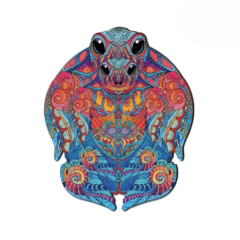 Quebra-Cabeça de Madeira Inova WOOD PUZZLE - Aventura da Arte | Diversão com Diversos Benefício