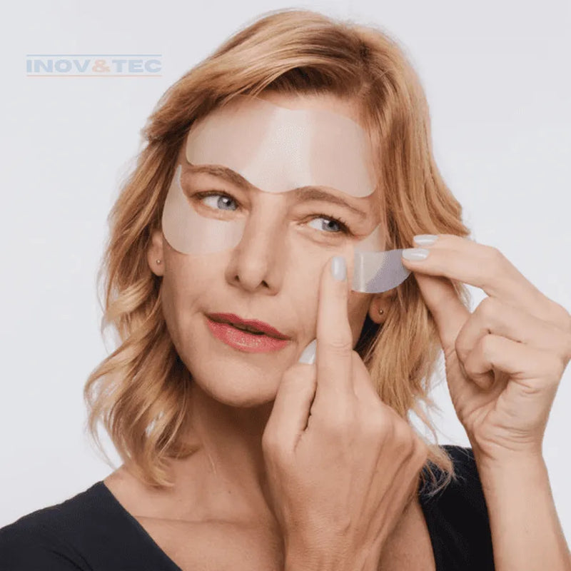 Adesivos Antirrugas De Colágeno Reutilizáveis UpSkin Original - [ULTIMO DIA COM 50% OFF]