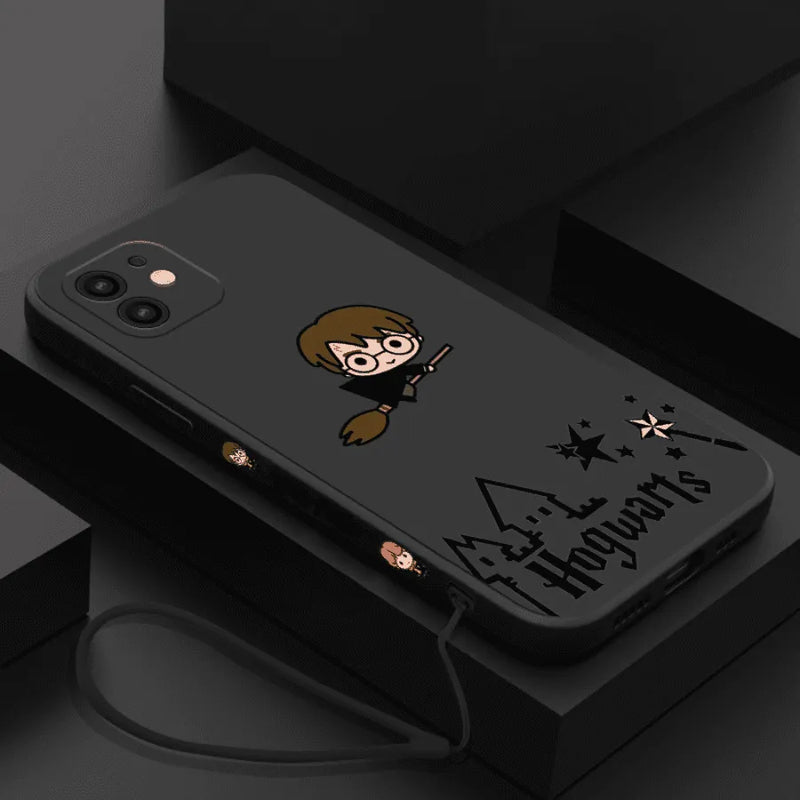 Capinha de Celular para Iphone Harry Potter Hogwarts