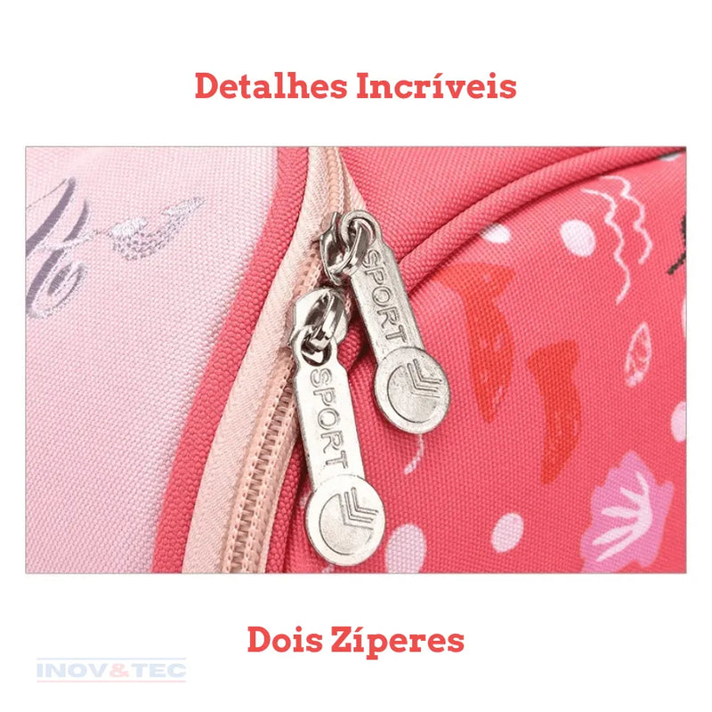 Mochila Infantil Desenhos Premium - A Melhor Volta às Aulas