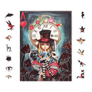 Quebra-Cabeça de Madeira Inova WOOD PUZZLE - Alice e o Tempo | Diversão com Diversos Benefícios