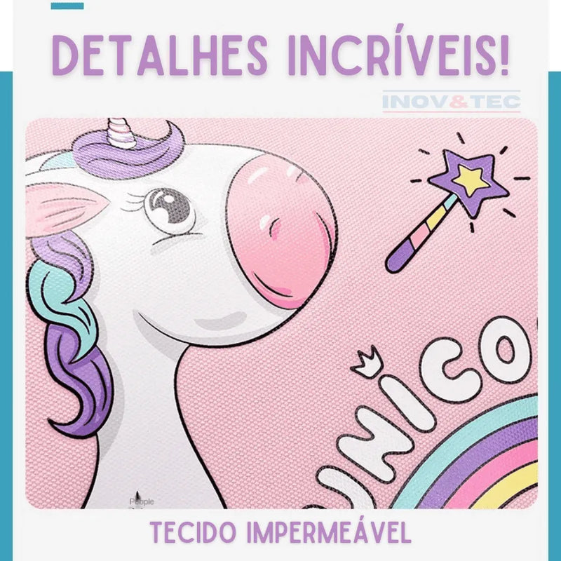 Mochila Infantil Desenhos Criativos - Alegre a Volta às Aulas Com Criatividade