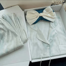 Pijama Feminino Mansion - Conjunto Luxo Calça e Camisa Longa Em Seda Gelo Premium | Toque De Seda Super Confortável