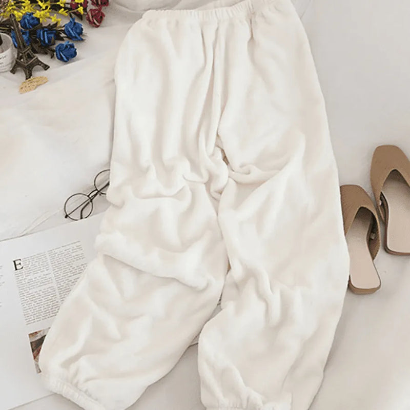 Calça De Pijama Peluciada Snug Nights - Cintura Elástica | Quentinha, Macia e Super Confortável