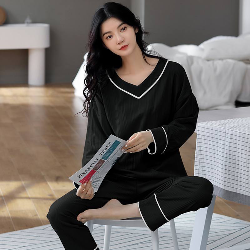 Pijama Feminino Sweet Confort - Conjunto Com Calça e Camisa Longa em Algodão | Super Macio, Quentinho e Confortável