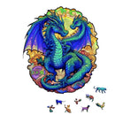 Quebra-Cabeça De Madeira Inova WOOD PUZZLE - Casal De Guardiões | Diversão Com Diversos Benefícios