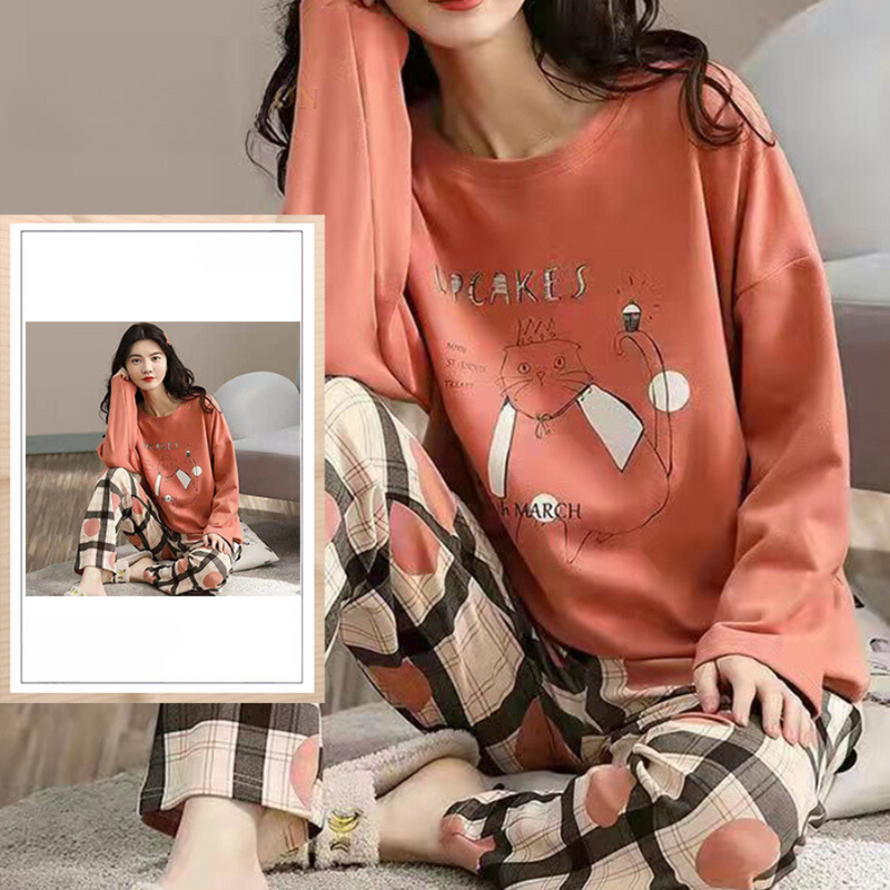 Pijama Feminino GentleTouch - Conjunto Com Calça e Camisa Longa em Tecido Lightness | Macio, Confortável e Quentinho