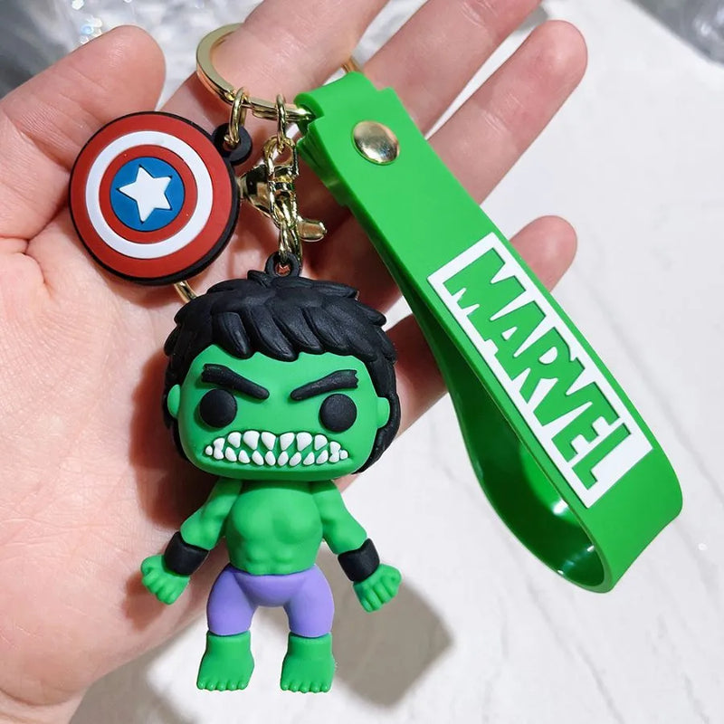 Chaveiro Super Heroes em Silicone Marvel DC Quality