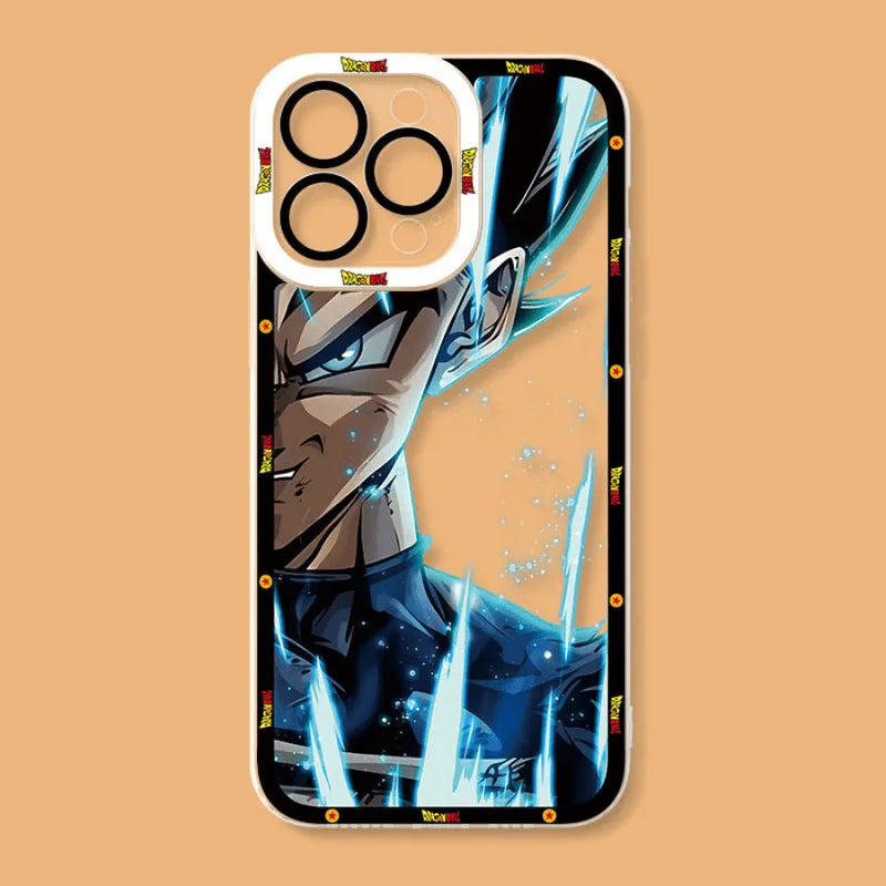 Capinha de Celular para Iphone Dragon Ball Z Modo Sayajin
