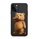 Capinha Iphone Teddy Bear Drink - Case De Proteção Engraçada e Divertida