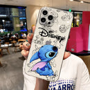 Capinha Love Stitch Disney para Iphone - Case Translúcida De Alta Proteção