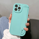 Capinha de Celular para Iphone de Silicone com Apoio Anti-Queda