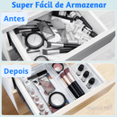 Kit Organizadores Em Acrílico Premium - Organize Suas Gavetas, Maquiagem e Muito Mais Com Estilo e Praticidade