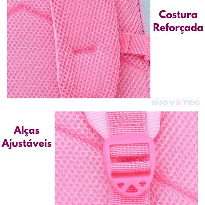 Mochila infantil de Unicórnio - Brilhe Como Um Arco-íris