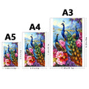 Quebra-Cabeça de Madeira Inova WOOD PUZZLE - Pavões em seu Habitat  | Diversão com Diversos Benefícios