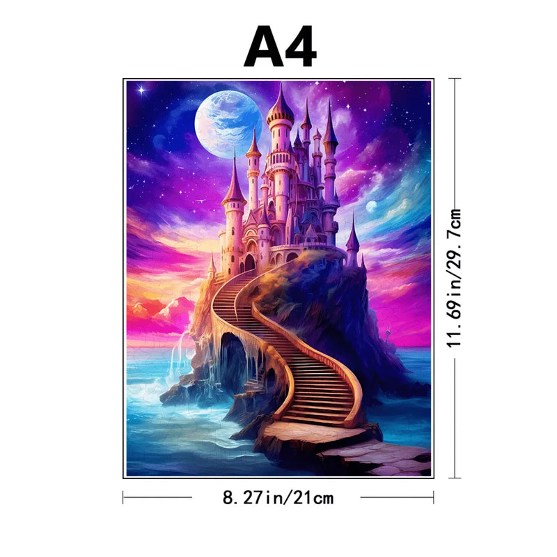 Quebra-Cabeça de Madeira Inova WOOD PUZZLE - Variedade Encantada | Diversão com Diversos Benefícios