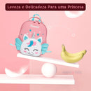 Mochila Infantil Princesa Unicórnio - Para Brilhar no Reino Escolar