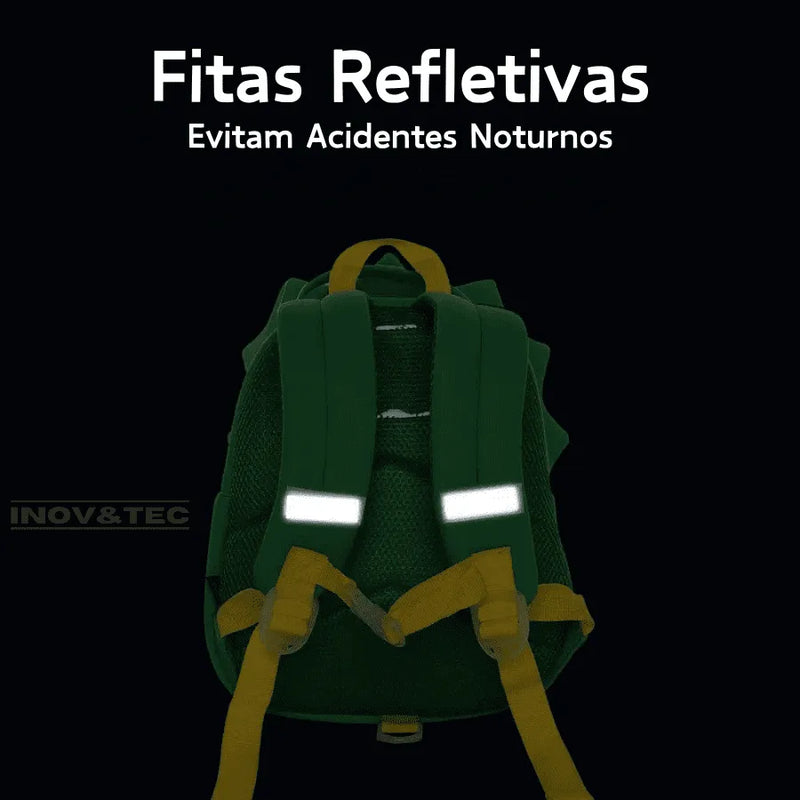 Mochila Infantil de Dinossauro 3D - Leve Seu Amigo Dinossauro Para a Escola