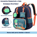 Mochila Infantil Kids Adventure - Junte-se ao Dino e Seus Amigos