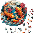 Quebra-Cabeça de Madeira Inova WOOD PUZZLE - Asas e Escamas | Diversão com Diversos Benefícios