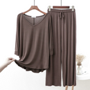 Pijama Feminino Dream Weave - Conjunto Com Calça e Camisa Longa em Algodão | Macio, Leve e Super Confortável