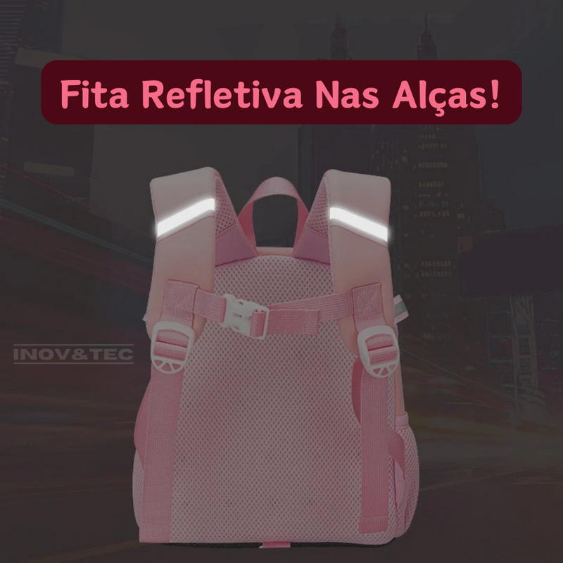 Mochila Infantil de Coelhinho - Conforto e Fofura na Volta às Aulas