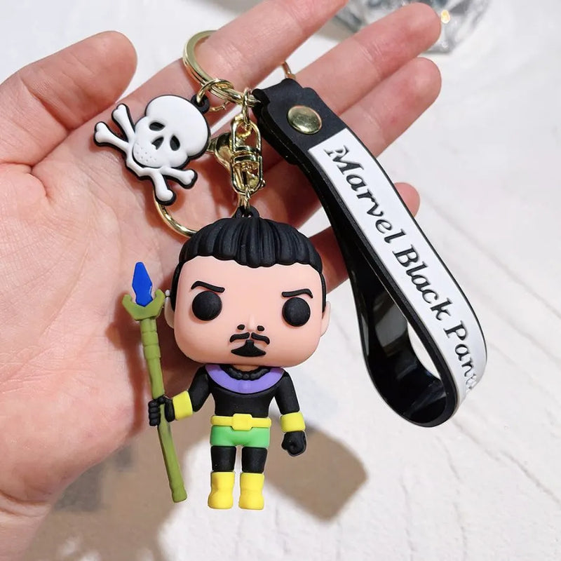 Chaveiro Super Heroes em Silicone Marvel DC Quality