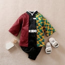 Roupinha de Bebê Anime Demon Slayer Cosplay