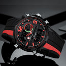 Relógio Masculino CHEETAH DIGITAL - Design Esportivo, Cronógrafo, Mostrador Digital Luminoso, Calendário e à Prova D'água