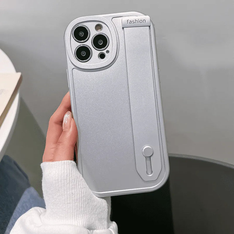 Capinha de Celular para Iphone de Silicone com Apoio Anti-Queda