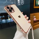 Capinha de Celular para Iphone com Cordão Love Necklace