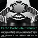 Relógio Masculino LIGE "Quartz Date" - Aço Inoxidável, Movimento de Quartzo, Data, Catraca Funcional, Vidro de Cristal e À Prova D'água 30 Metros