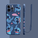 Capinha Iphone Stitch Lovers - Case de Alta Proteção e Com Cordão de Brinde