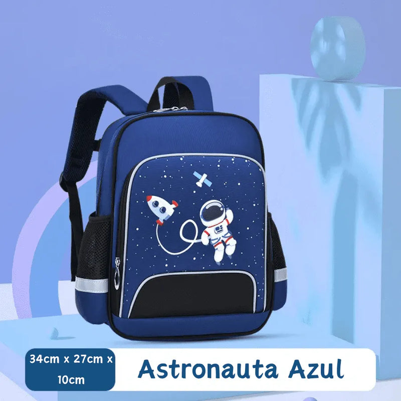 Mochila Infantil Foguete Da Diversão - Tenha Espaço Para Carregar o Que Precisar