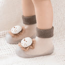 Sapatinho Meia para Bebês com Bichinhos em Algodão e Antiderrapante ZOO BEBÊ