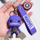 Chaveiro Super Heroes em Silicone Marvel DC Quality