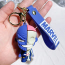 Chaveiro Super Heroes em Silicone Marvel DC Quality