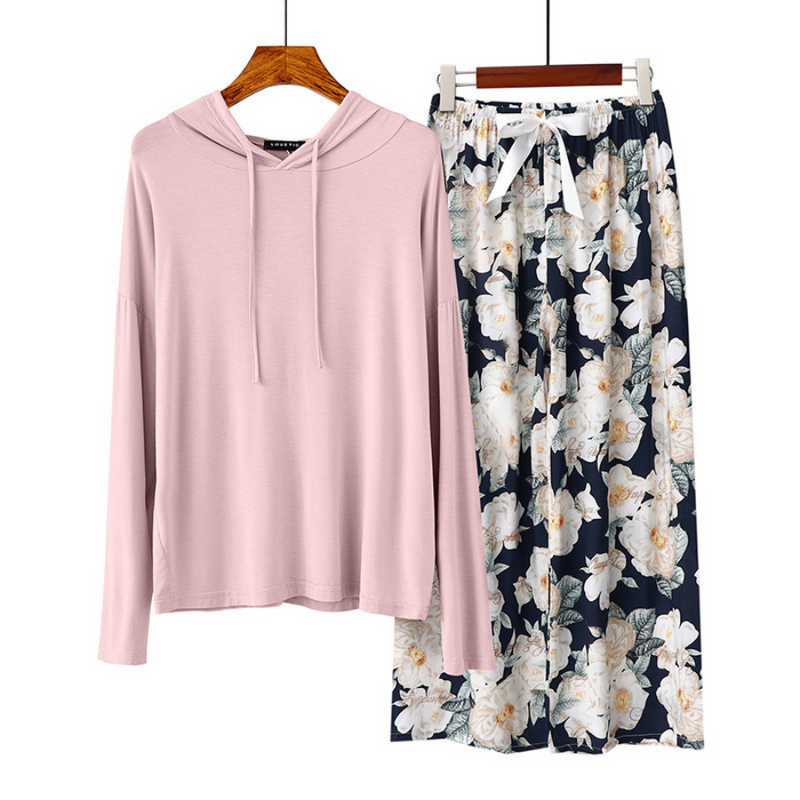 Pijama Feminino Floral Charming - Conjunto Com Calça e Camisa Longa Conforto Absoluto | Macio, Leve e Elegante