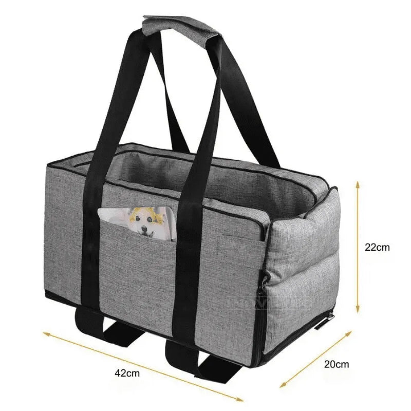 Cadeirinha De Segurança Para Gatos e Cachorros Pequenos SafePaws Original | Seu Pet Mais Confortável e Tranquilo Com Muita Segurança [Últimas Unidades Com 50% De Desconto]