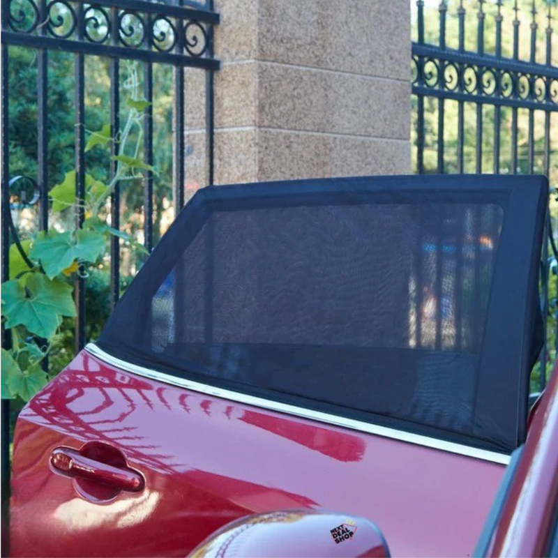 Kit 2x Cortinas Protetoras de Janelas Laterais para Carros de Fácil Instalação