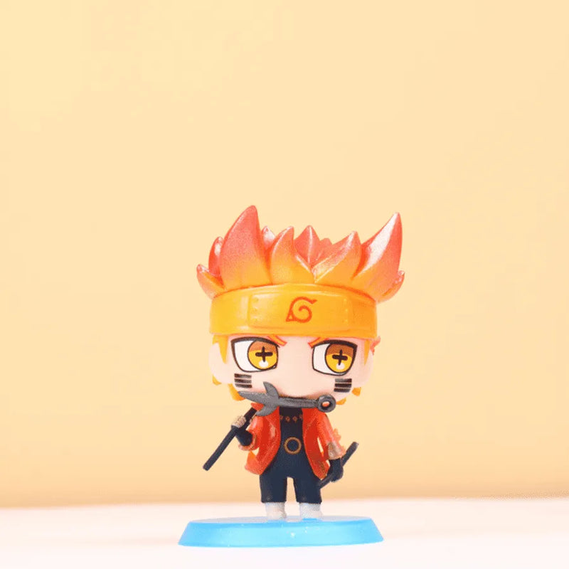 Miniaturas Naruto Cartoon Style - Decoração Geek e Gamer, Personalize Seu Setup Com Essas Incríveis Peças !