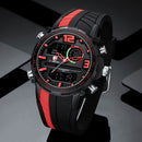 Relógio Masculino CHEETAH DIGITAL - Design Esportivo, Cronógrafo, Mostrador Digital Luminoso, Calendário e à Prova D'água