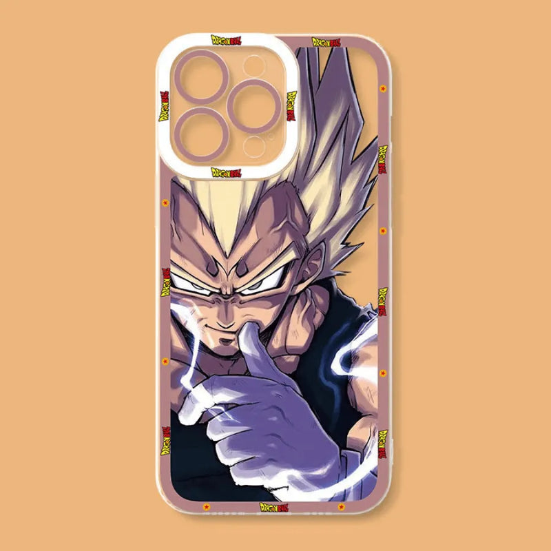 Capinha de Celular para Iphone Dragon Ball Z Modo Sayajin