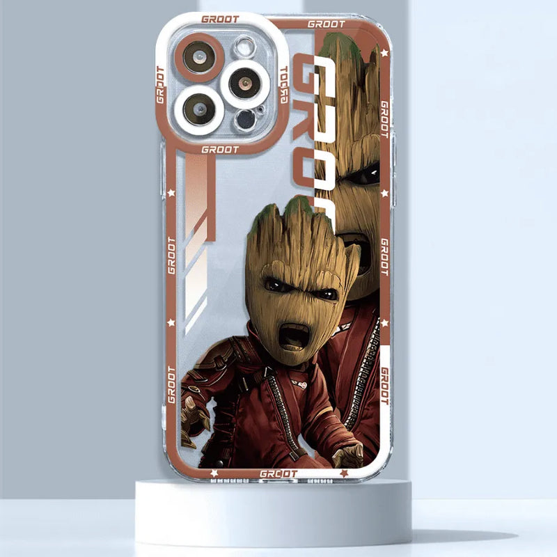 Capinha de Celular para Iphone Marvel Super Heroes em Silicone