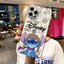 Capinha Love Stitch Disney para Iphone - Case Translúcida De Alta Proteção