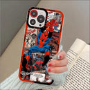 Capinha de Celular para Iphone Homem Aranha Quadrinhos Marvel