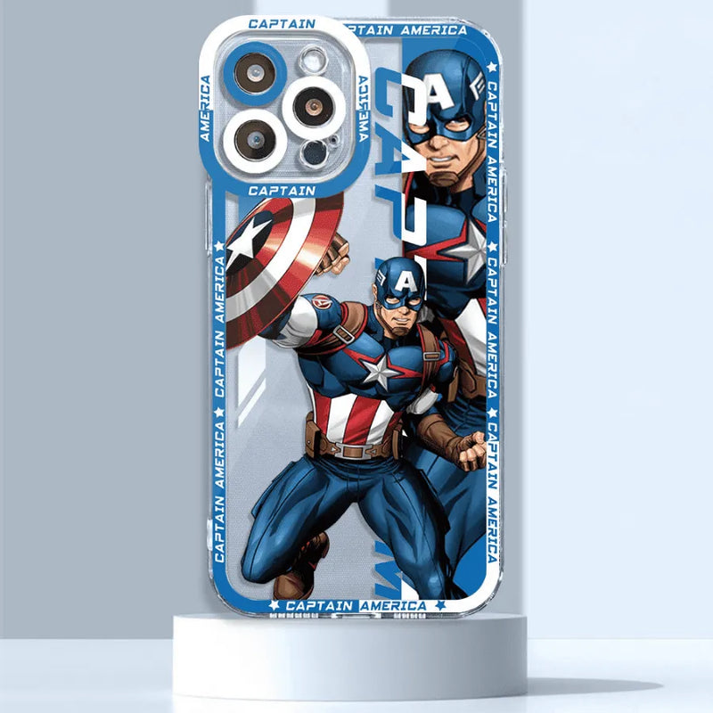 Capinha IPhone Marvel Heroes - Case De Alta Proteção e Resistência Com Proteção 360º Para As Câmeras