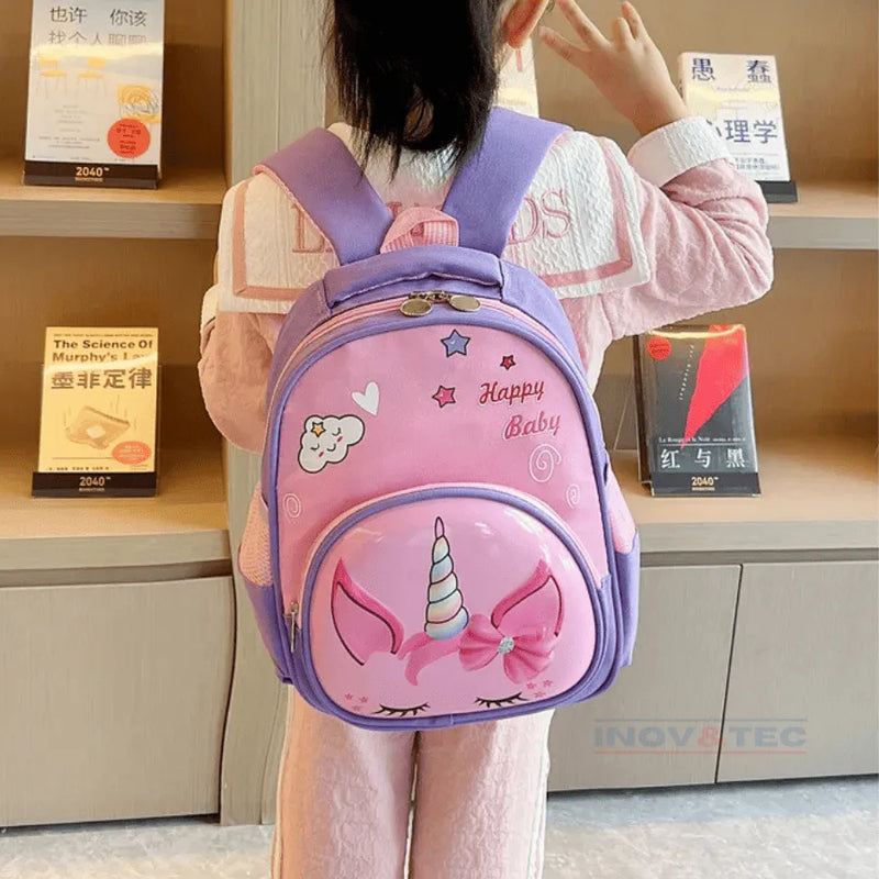 Mochila Infantil Com Estampa 3D - Aulas Muito Mais Divertidas