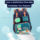 Mochila Infantil Kids Adventure - Junte-se ao Dino e Seus Amigos